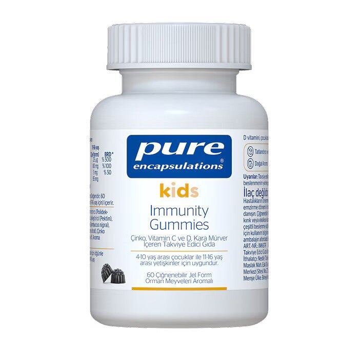 Pure Encapsulations KIDS Immunity 60 Gummies