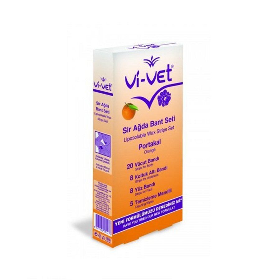 Vi-Vet Sir Ağda Bant Seti - Portakal