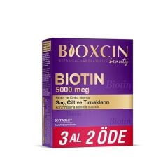 Bioxcin Biotin 90 Tablet 3 AL 2 ÖDE
