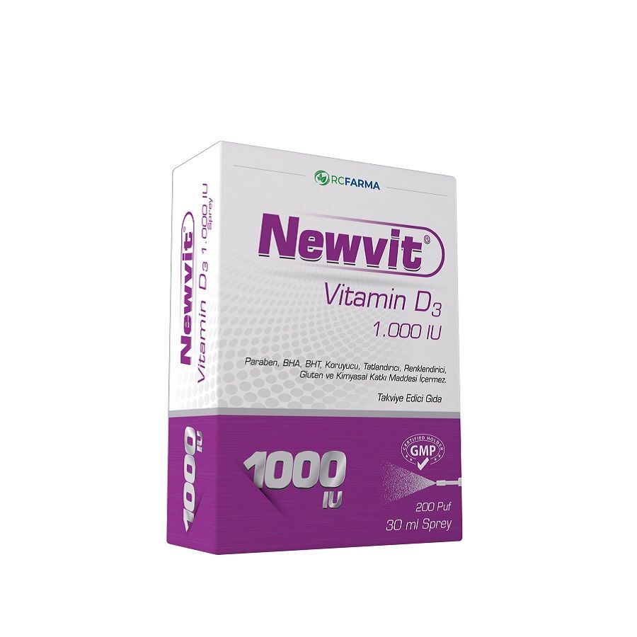 Newvit Vitamin D3 Sprey Damla 1.000İU
