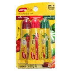 Carmex Daily Care Moisturizing Lip Balm Tubes SPF 15 Multi-Flavor Lip Balm 3