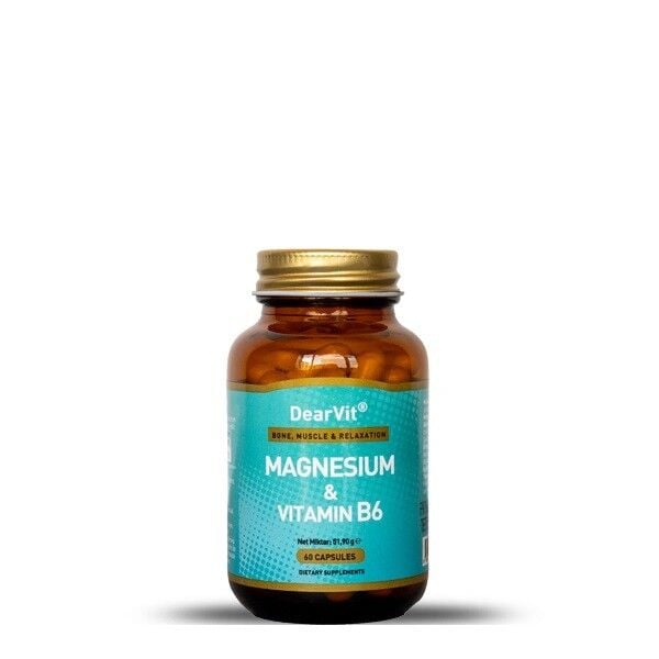 Dearvit Magnesium & Vitamin B6 60 Kapsül