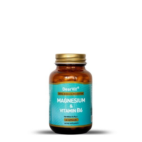 Dearvit Magnesium & Vitamin B6 60 Kapsül