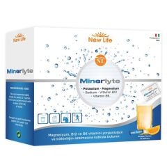 New Life Minerlyte Pottasium Magnesium B12 B6 Saşe 12li