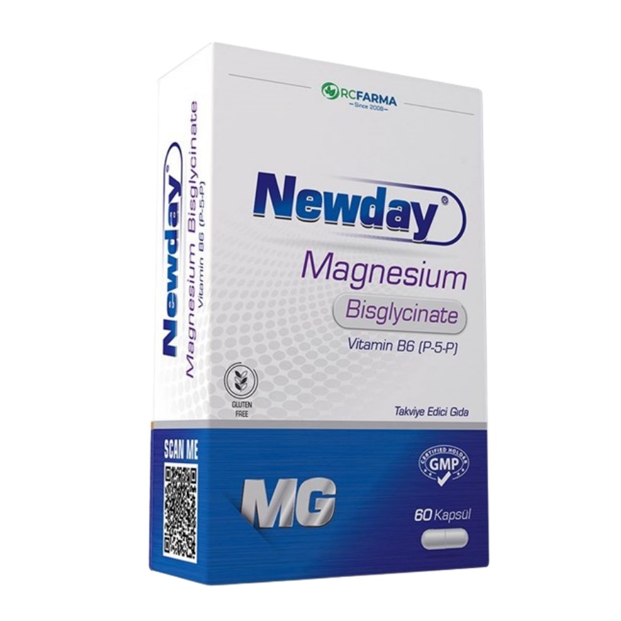 Newday Magnezyum Bisglisinat 60 Kapsül