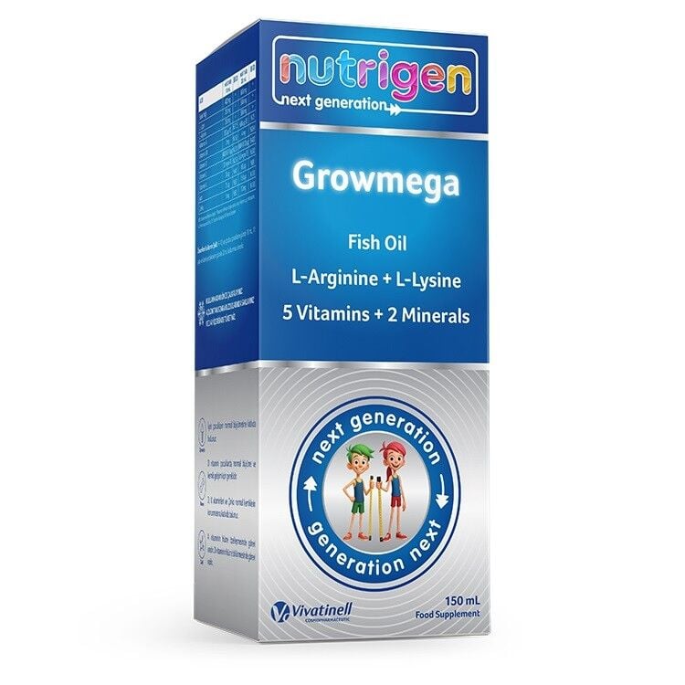 Nutrigen Next Generation GROWMEGA Fish Oil Sıvı 150ml