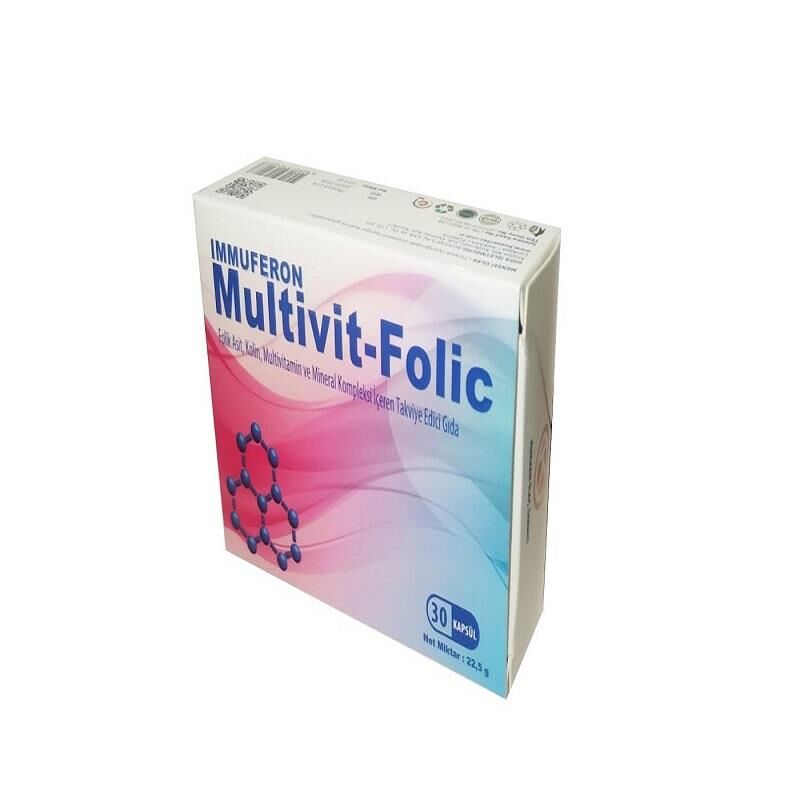 Immuferon Multivit-Folic 30 Kapsül