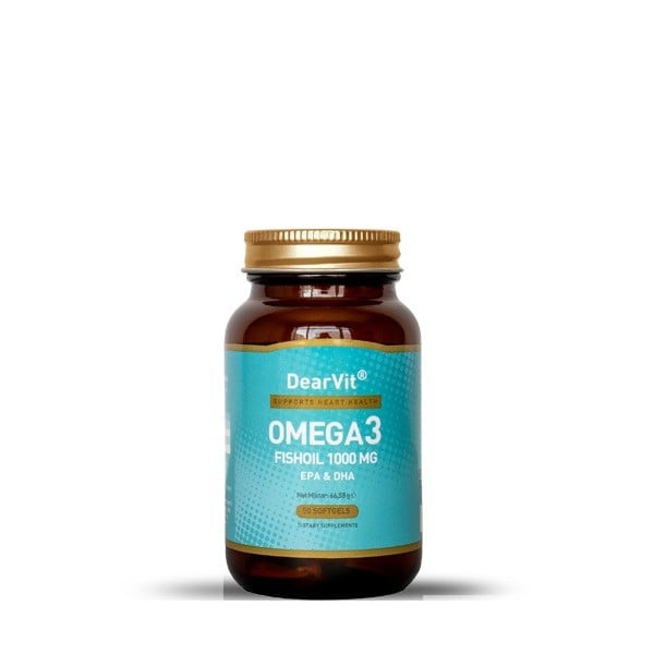 Dearvit Omega 3 Fishoil 1000MG 50 Kapsül