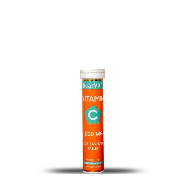 Dearvit Vitamin C 1000 MG 20 Efervesan Tablet