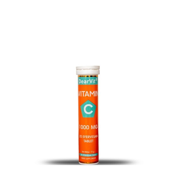 Dearvit Vitamin C 1000 MG 20 Efervesan Tablet