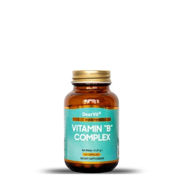 Dearvit Vitamin-B Complex 50 Kapsül