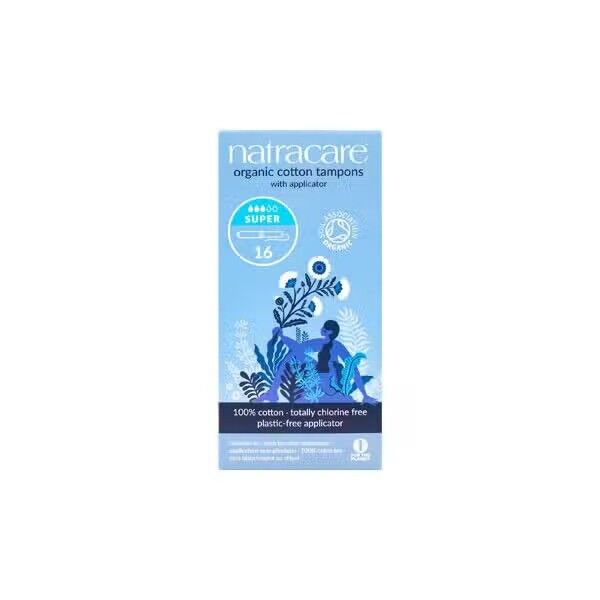 Natracare Organik Tampon (Aplikatörlü, Süper) 16lı