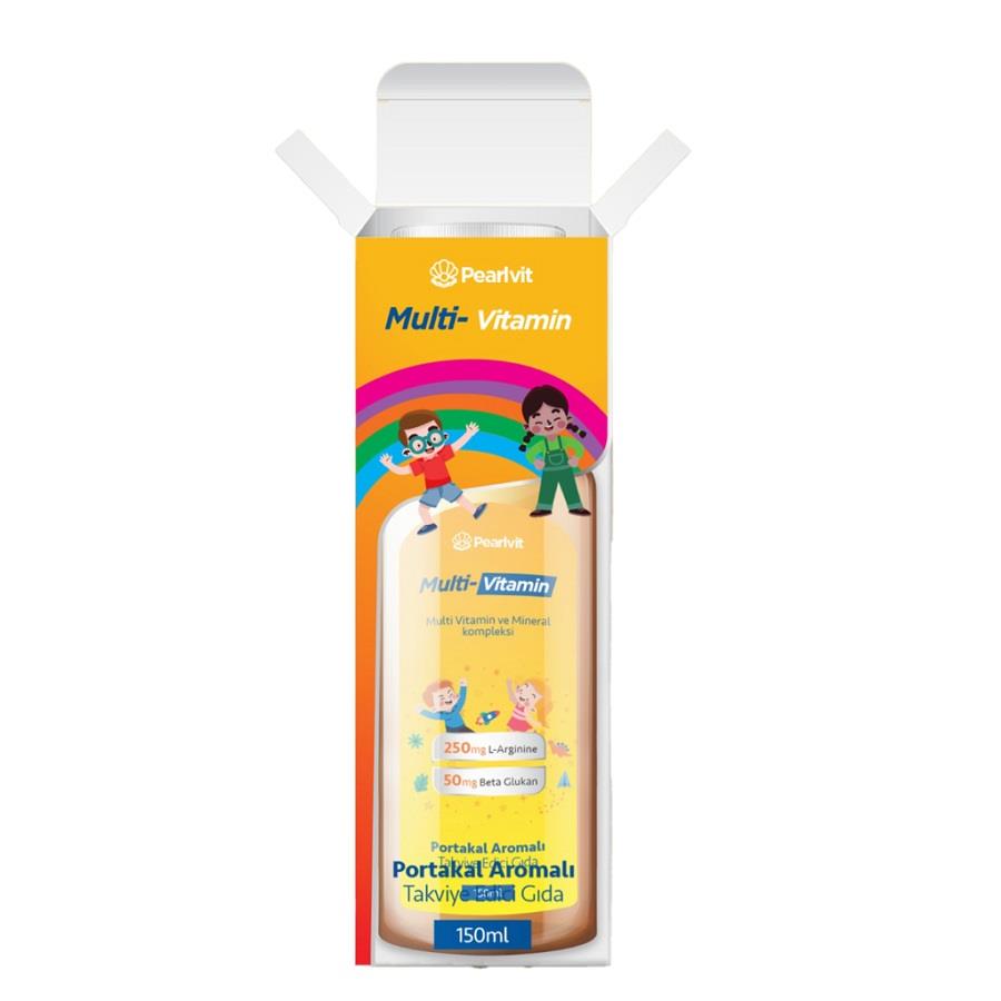 Pearlvit Multivitamin Sirop 150ml Portakallı