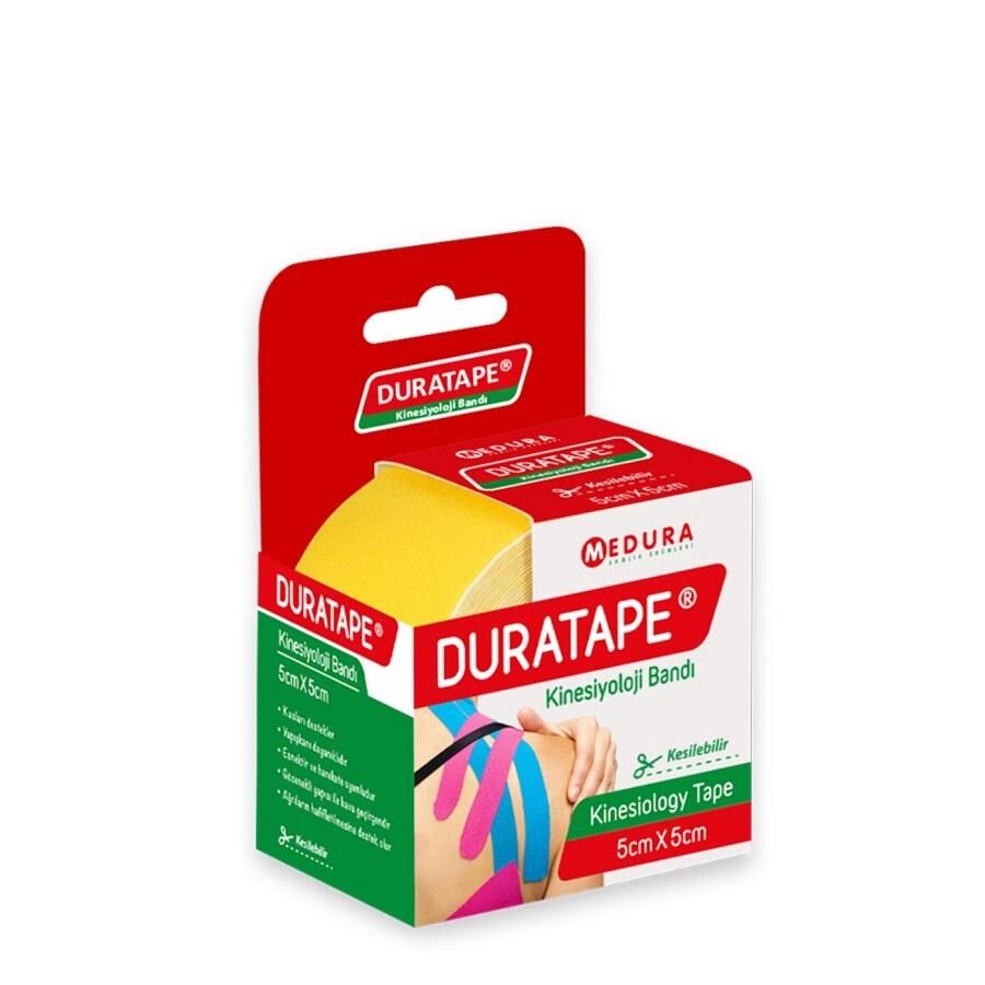 Medura Duratape Kinesiyoloji Bandı 5cmx5m Sarı