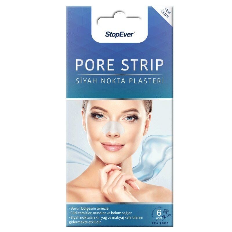 StopEver Pore Strip Siyah Nokta Plasteri 6 Adet