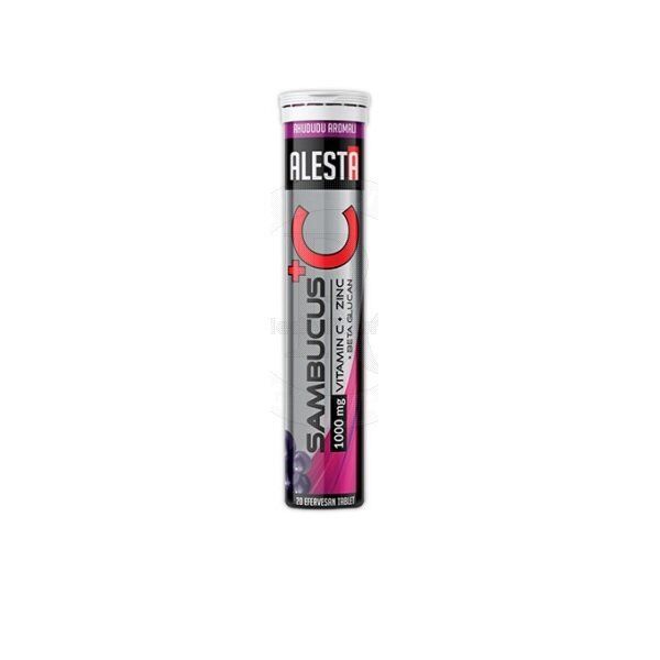 Alesta Sambucus+C 20 Efervesan Tablet