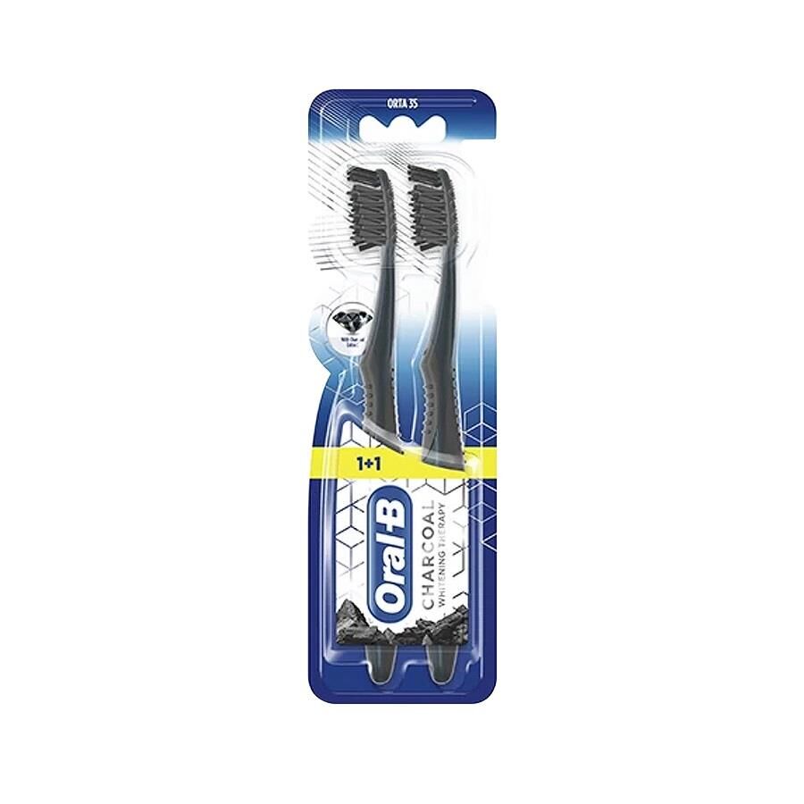 Oral-B Kömür Özlü Beyazlatıcı Terapi Diş Fırçası 2 Adet