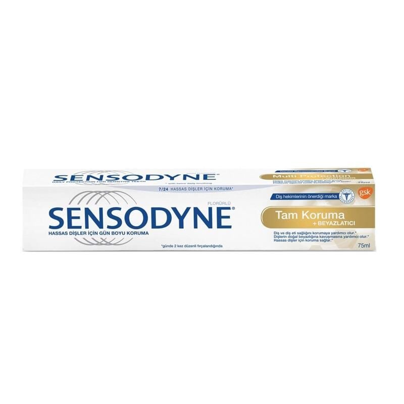 Sensodyne Tam Koruma ve Beyazlatıcı Diş Macunu 75 ml