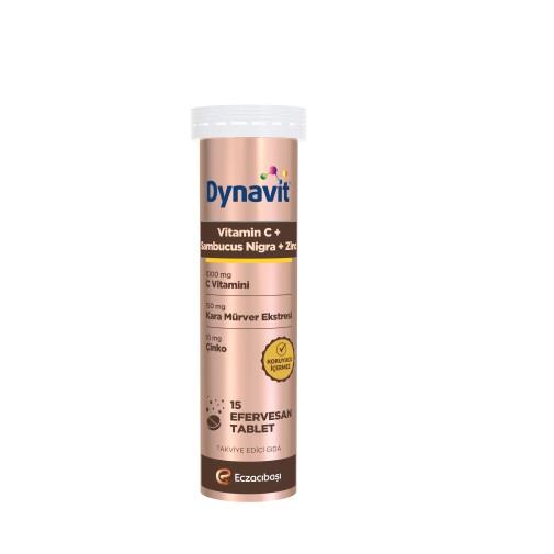 Dynavit Vitamin C + Sambucus Nigra 15 Efervesan Tablet