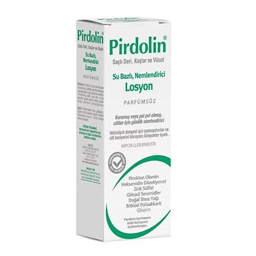 Pirdolin Saçlı Deri, Kaşlar ve Vücut Su Bazlı Nemlendirici Losyon 60ml