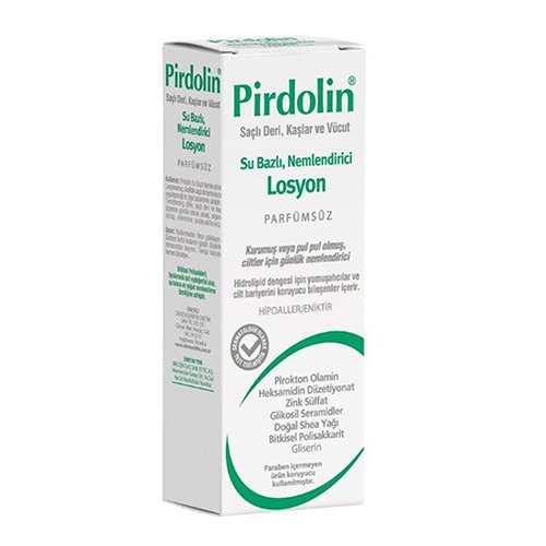 Pirdolin Saçlı Deri, Kaşlar ve Vücut Su Bazlı Nemlendirici Losyon 60ml
