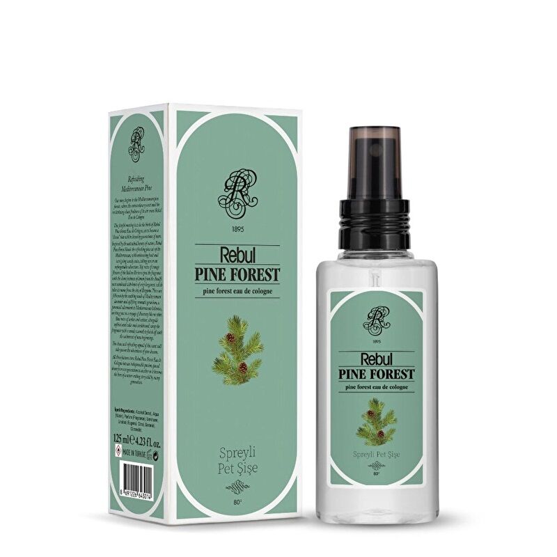 Rebul Pine Forest Spreyli Pet Şişe Kolonya 125 ml