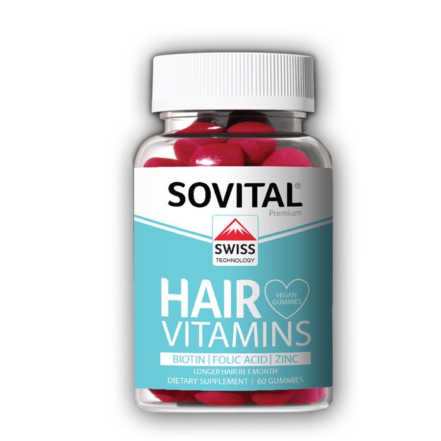 Sovital Hair Vegan Gummy Saç Vitamini 60 lı