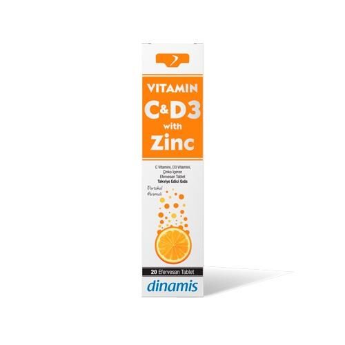 Dinamis Vitamin C D3 with Zinc 20 Efervesan Tablet