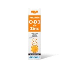 Dinamis Vitamin C D3 with Zinc 20 Efervesan Tablet