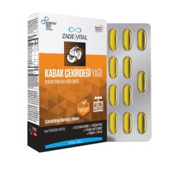 Zade Vital Kabak Çekirdeği Yağı  Kapsül Blister Ambalaj 60lı