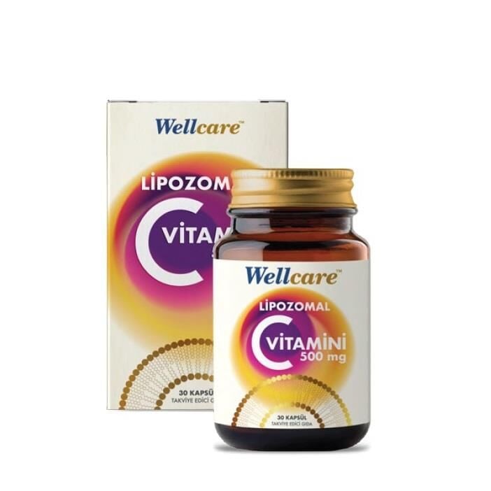 Wellcare Lipozomal Vitamin C 500mg Kapsül 30lu