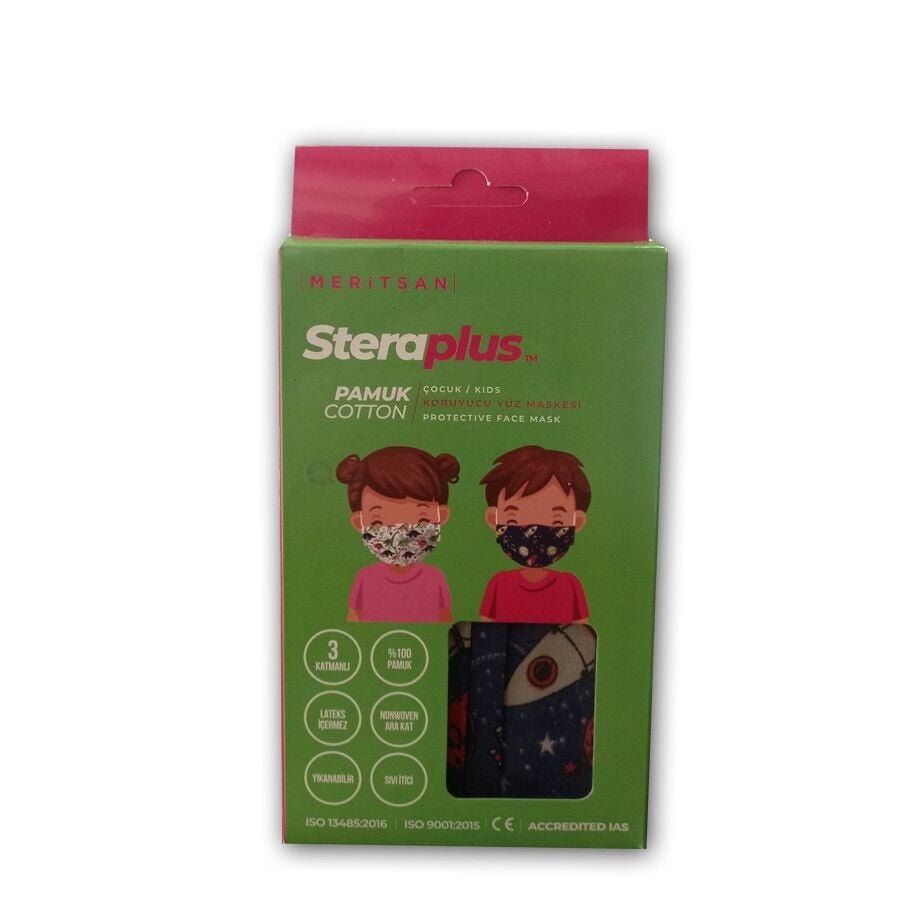 Steraplus Çocuk Koruyucu Yüz Maskesi