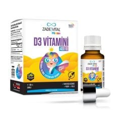 Zade Vital Miniza D3 Vitamini 400 IU Damla 20 ml