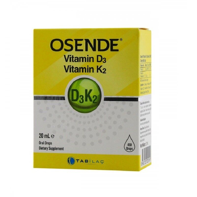 Osende Vitamin D3K2 Damla 20ml