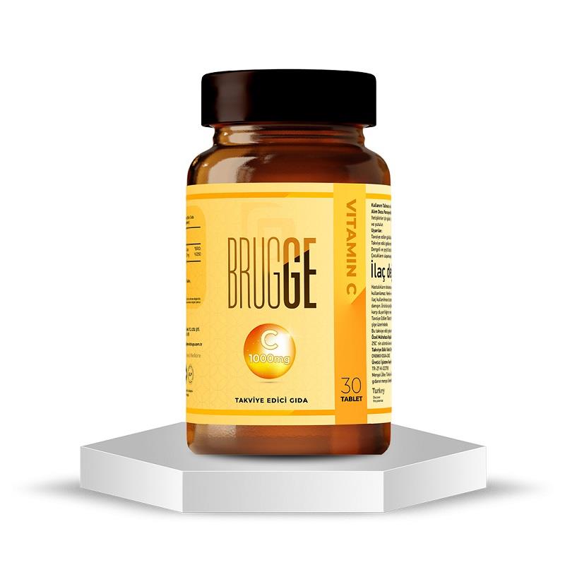Brugge Vitamin C 1000 mg 30 Tablet