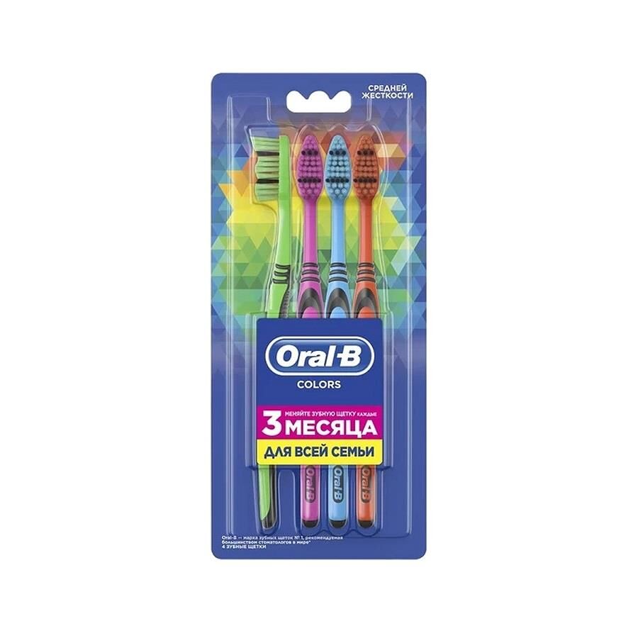 Oral-B Colors Premium Diş Fırçası 4 Adet