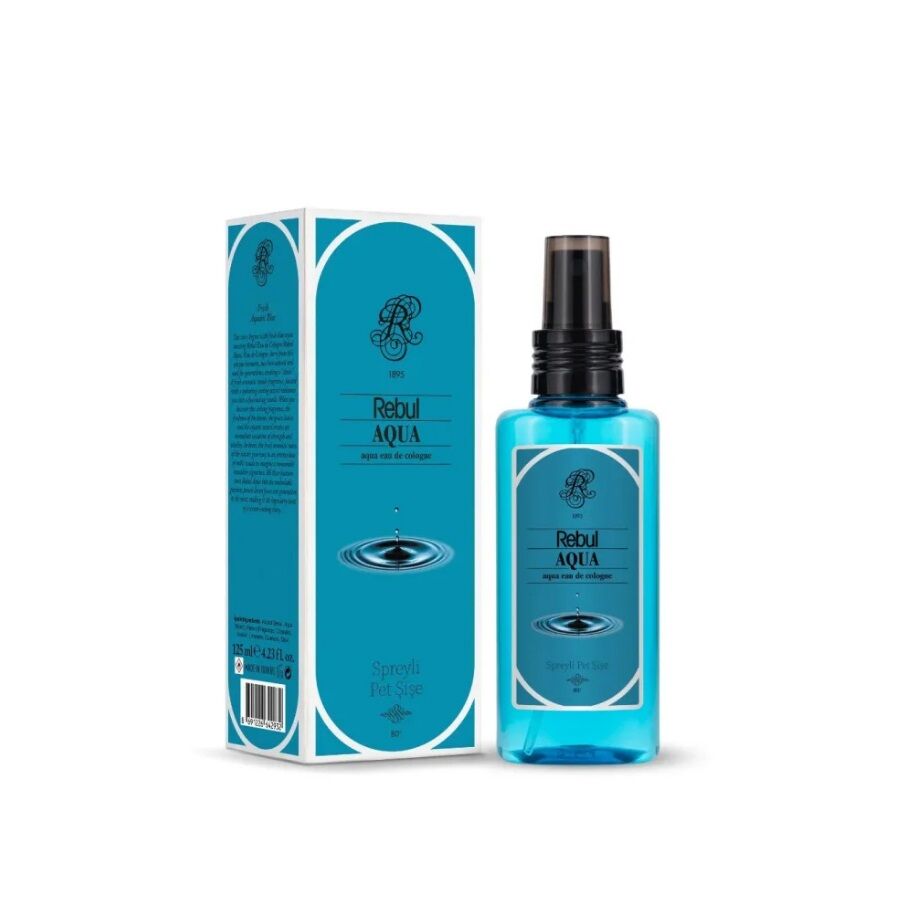 Rebul Aqua Spreyli Pet Şişe Kolonya 125 ml