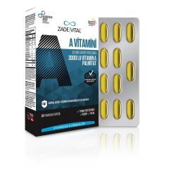 Zade Vital Vitamin A 30 Kapsül