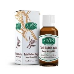 Alvin Tatlı Badem Yağı 20 ml (Soğuk Sıkım)