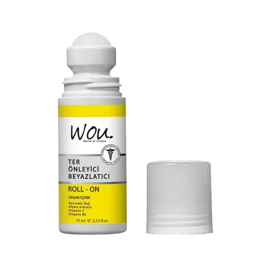 WOU World of Unique Wou Ter Önleyici Beyazlatıcı Roll-on Deodorant 75 ml