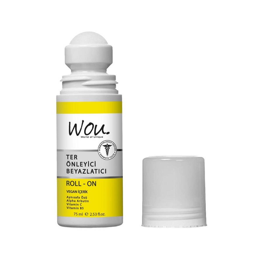 WOU World of Unique Wou Ter Önleyici Beyazlatıcı Roll-on Deodorant 75 ml