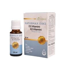 Naturmax D3K2 Takviye Edici Gıda 20ml Damla