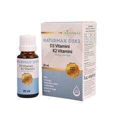 Naturmax D3K2 Takviye Edici Gıda 20ml Damla