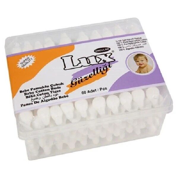 Lux Bebe Kulak Temizleme Çubuğu 60 Adet