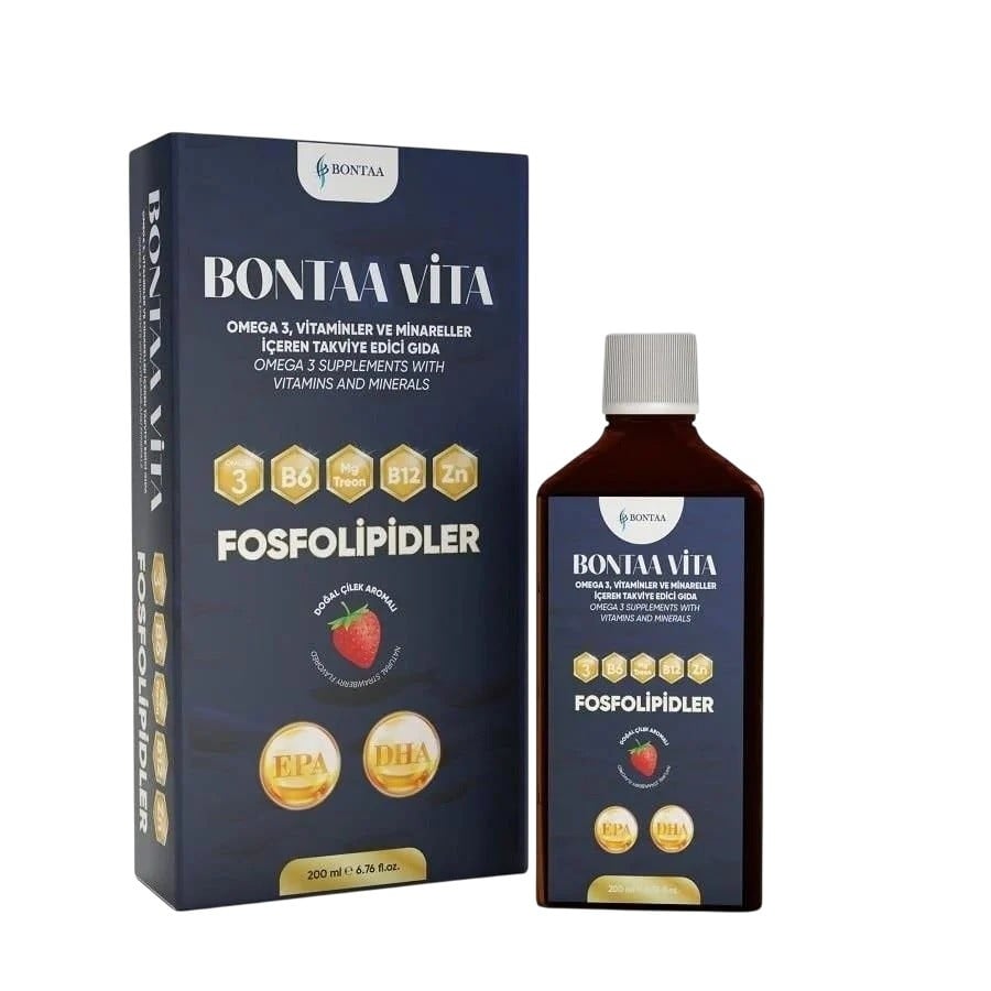 Bontaa Vita Fosfolipidler Omega Multivitamin Sıvı 200ML