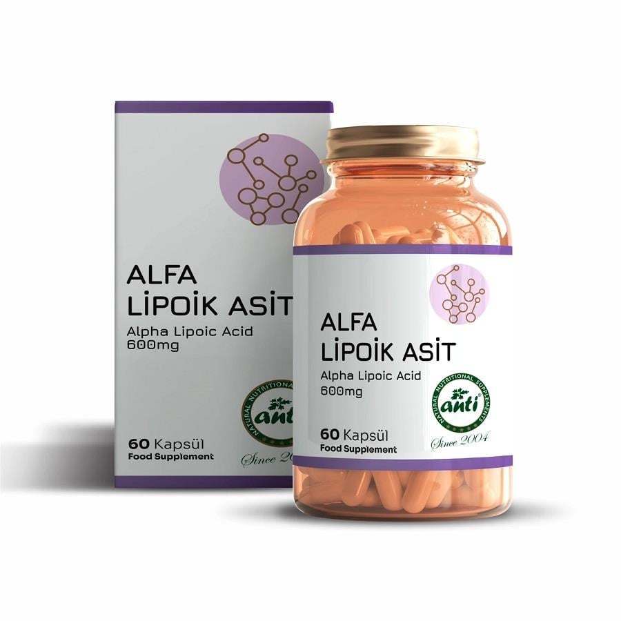 Anti Alfa Lipoik Asit 60 Kapsül