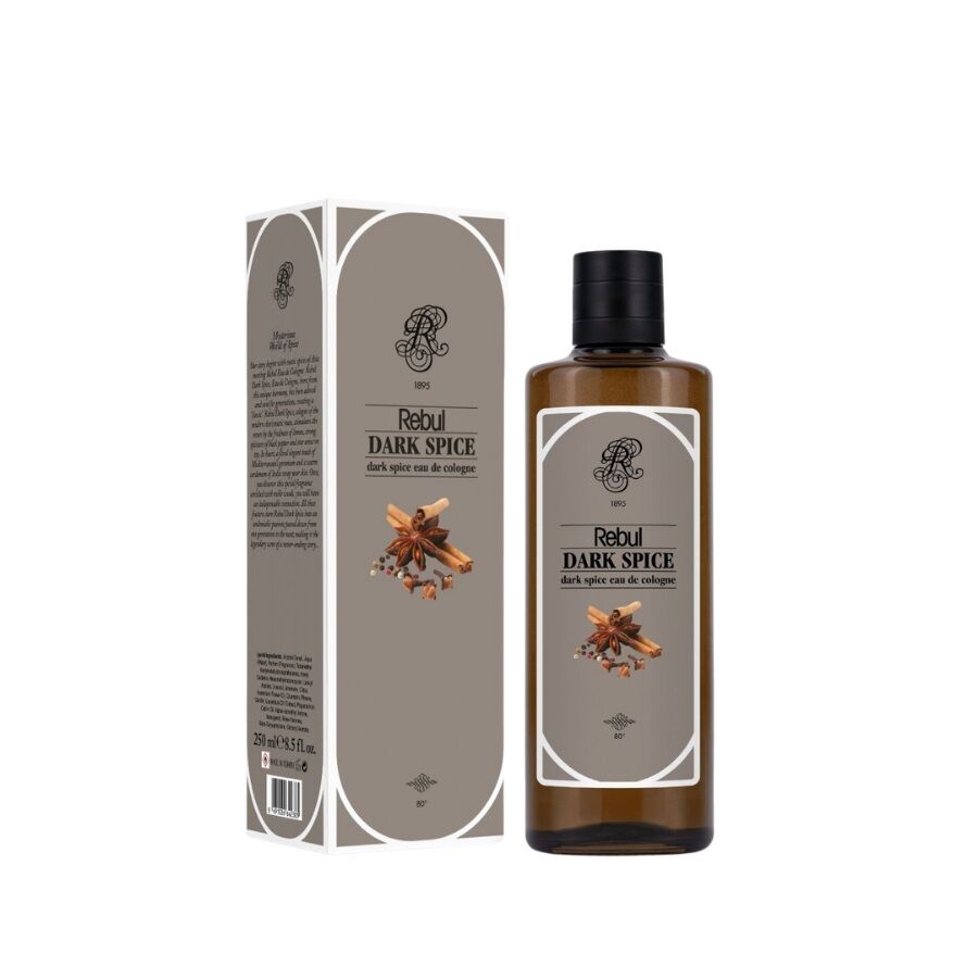 Rebul Dark Spice Kolonya Cam Şişe 250 ml