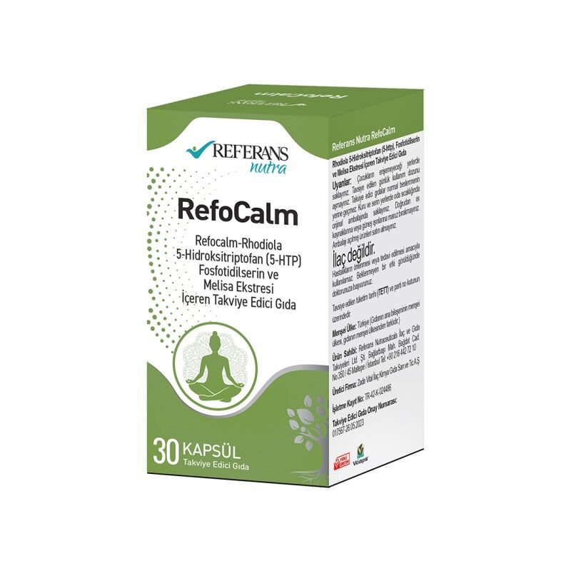 Referans Refocalm 30 Kapsül