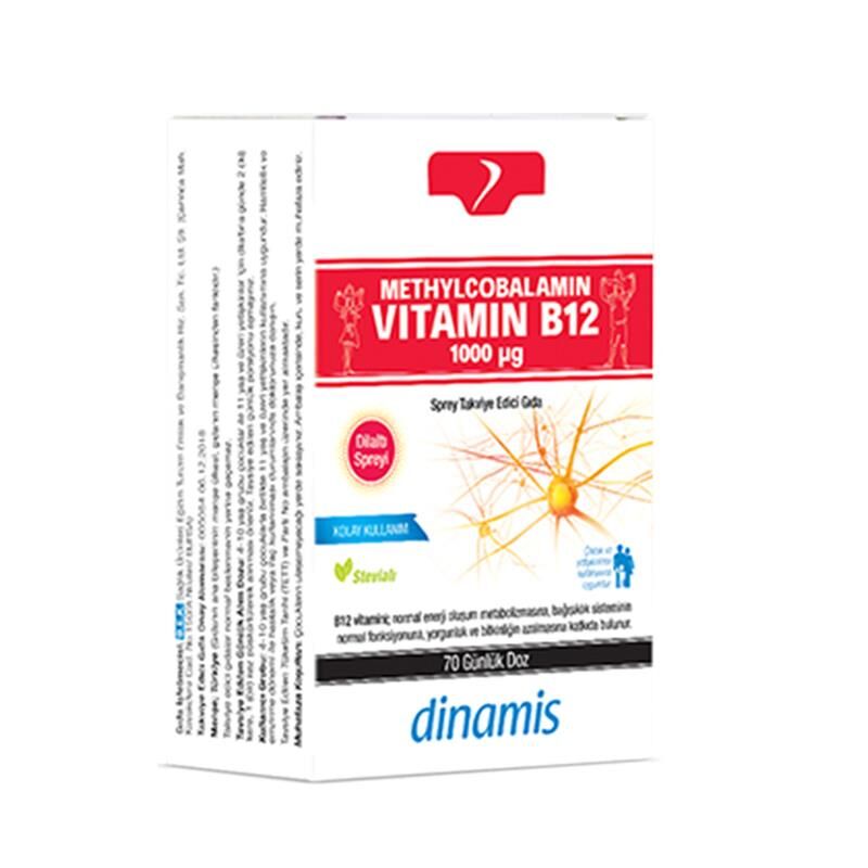 Dinamis Methylcobalamin Vitamin B12 1000mcg Sprey 70 Doz