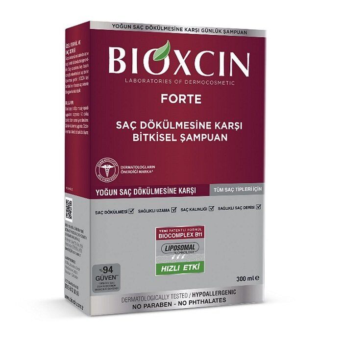 Bioxcin Forte Yoğun Saç Dökülmesine Karşı Şampuan 300ml